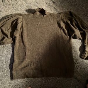 Puff sleeve sweater